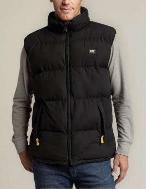 Chaleco Puffer CATERPILLAR - Negro