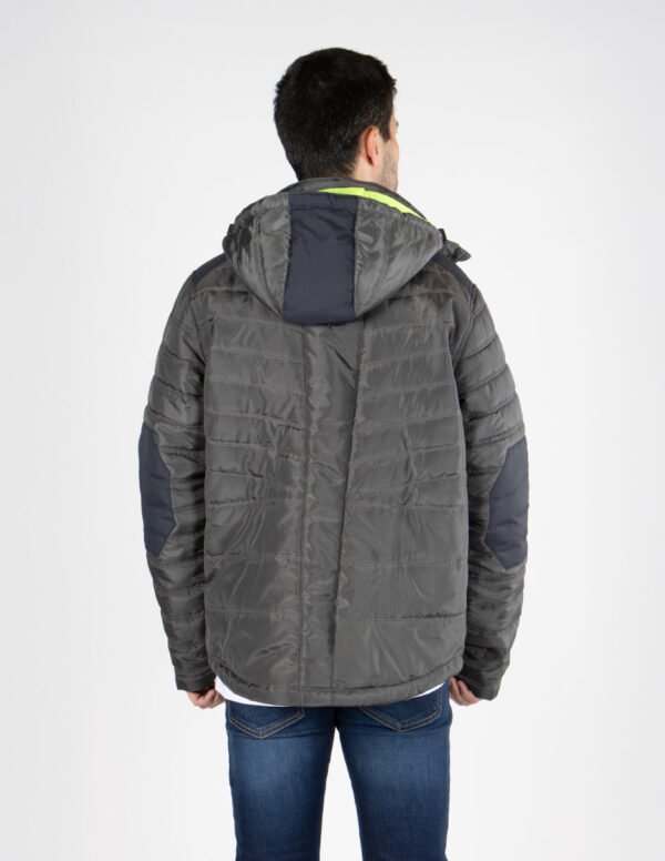 Chamarra con gorro CATERPILLAR - Gris