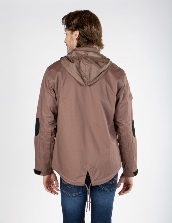 Chamarra con gorro JEEP - Tabaco