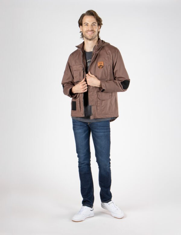 Chamarra con gorro JEEP - Tabaco